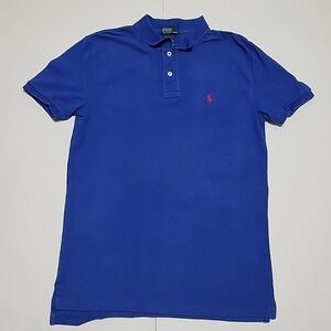 Polo Ralph Lauren Boys Youth Size Large 14/16 Short Sleeve Polo Shirt Blue